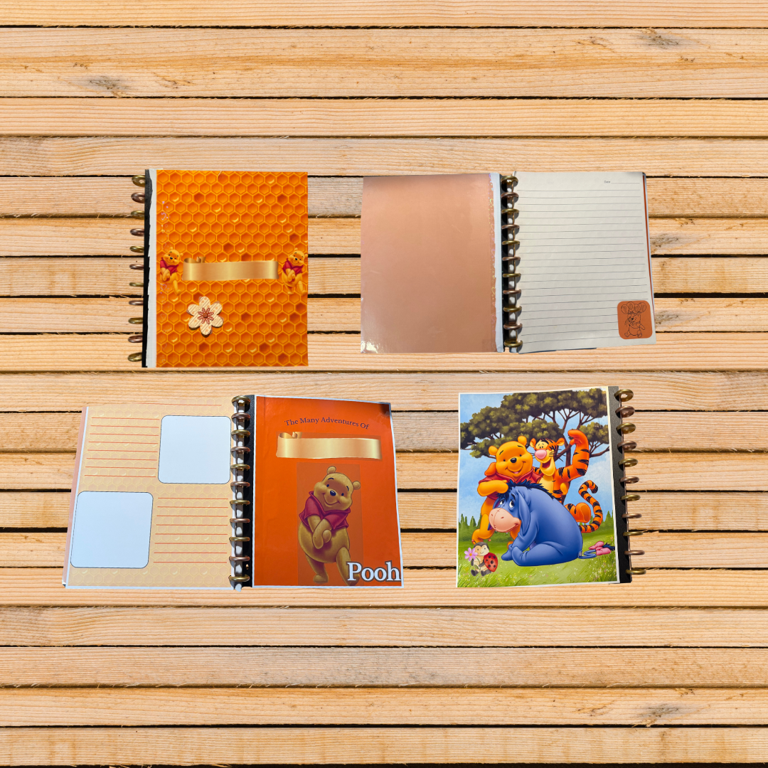 Winnie the Pooh IVF Journey Disc-Bound Memory Journal