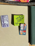 Green Botanical Sticky Notepad