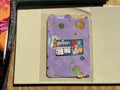 Purple Pet-Themed Disc-Bound Notebook Cover