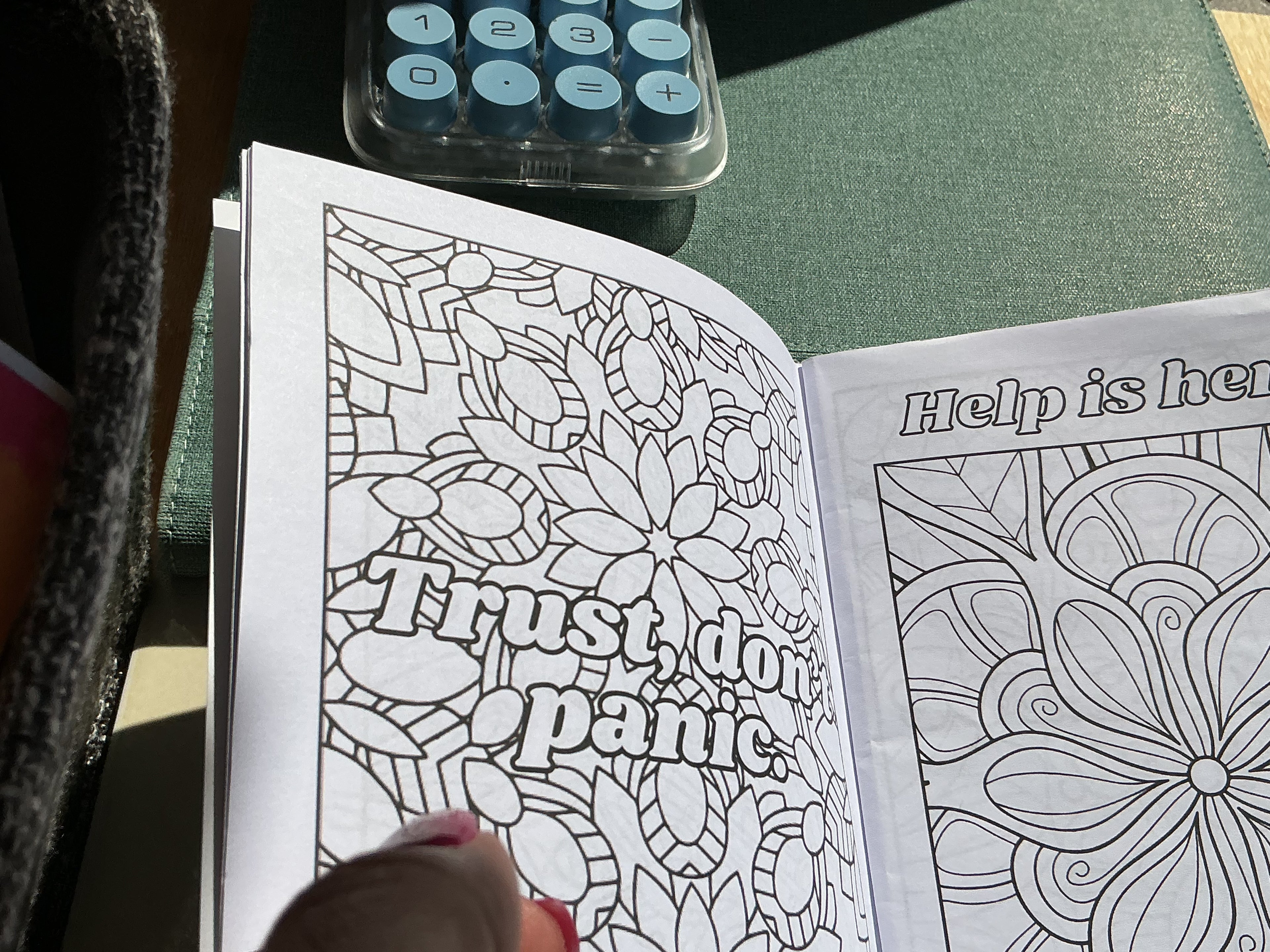 Coloring notebook
